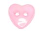 Preview: Kids buttons as hearts in pink 12 mm 0,47 inch